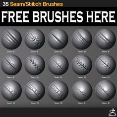 orb-brushes pack for zbrush